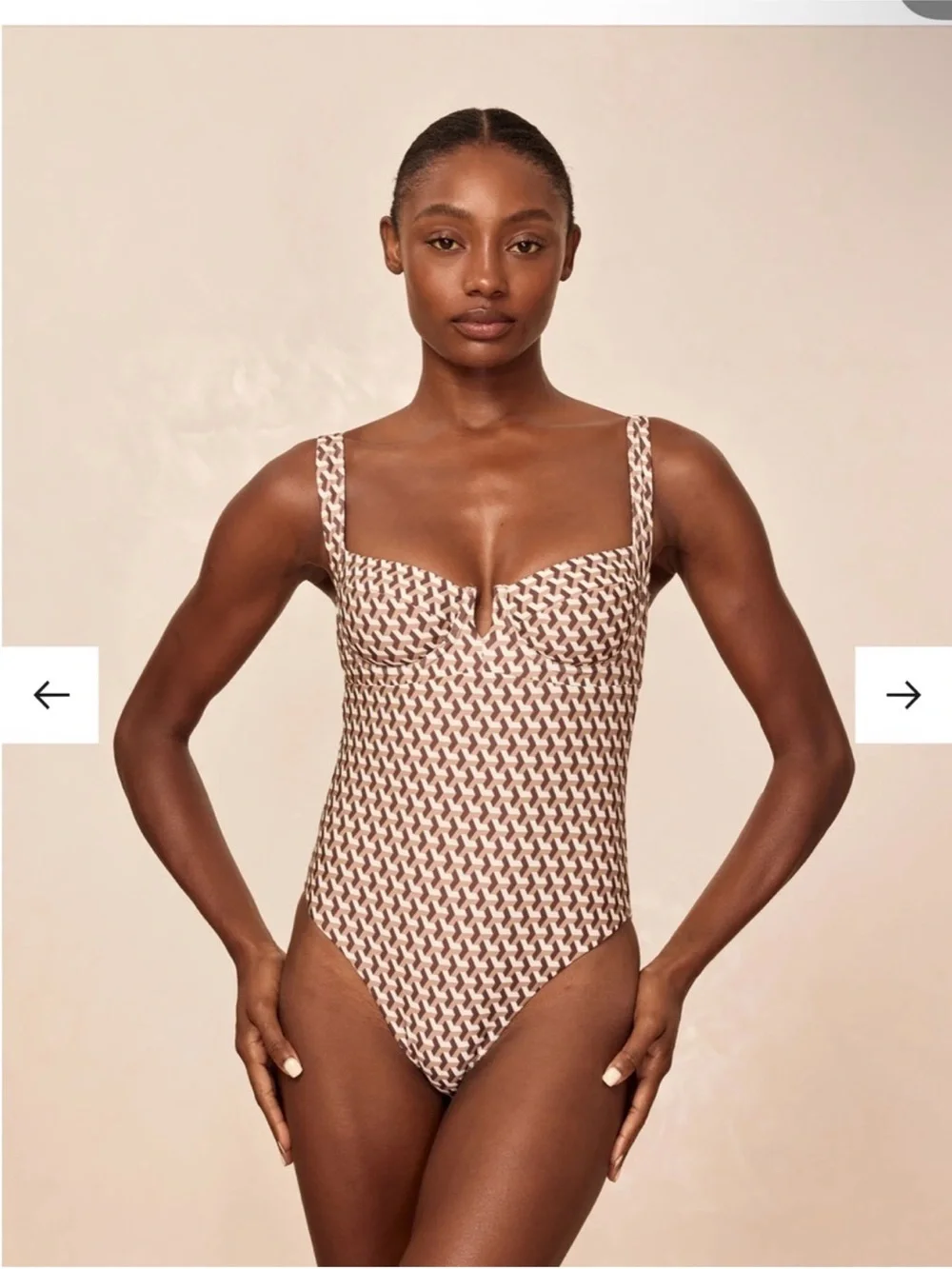Monday Swimwear Clovelly Husk Geo